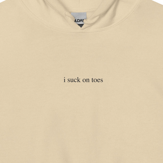 toes hoodie