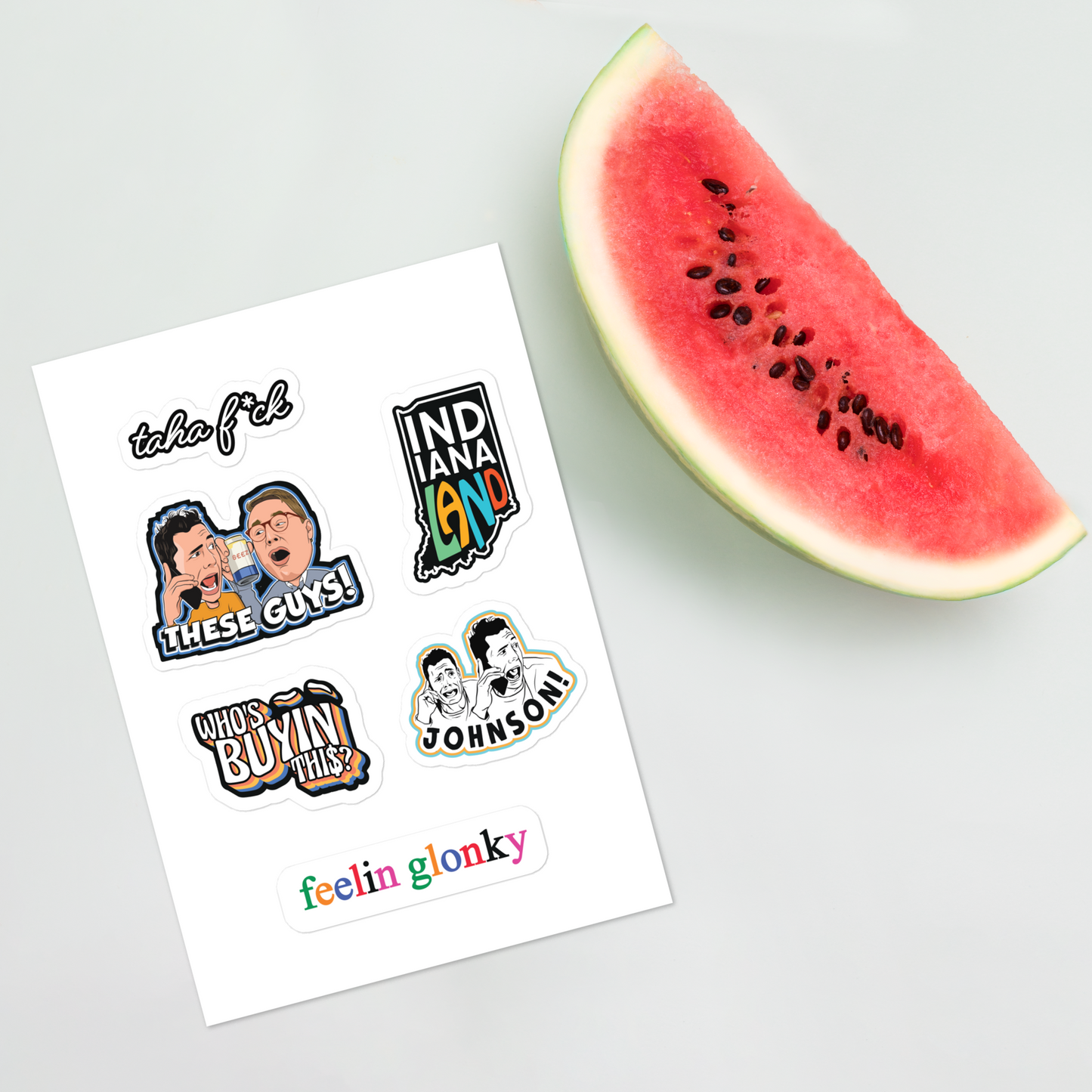 benedict sticker sheet