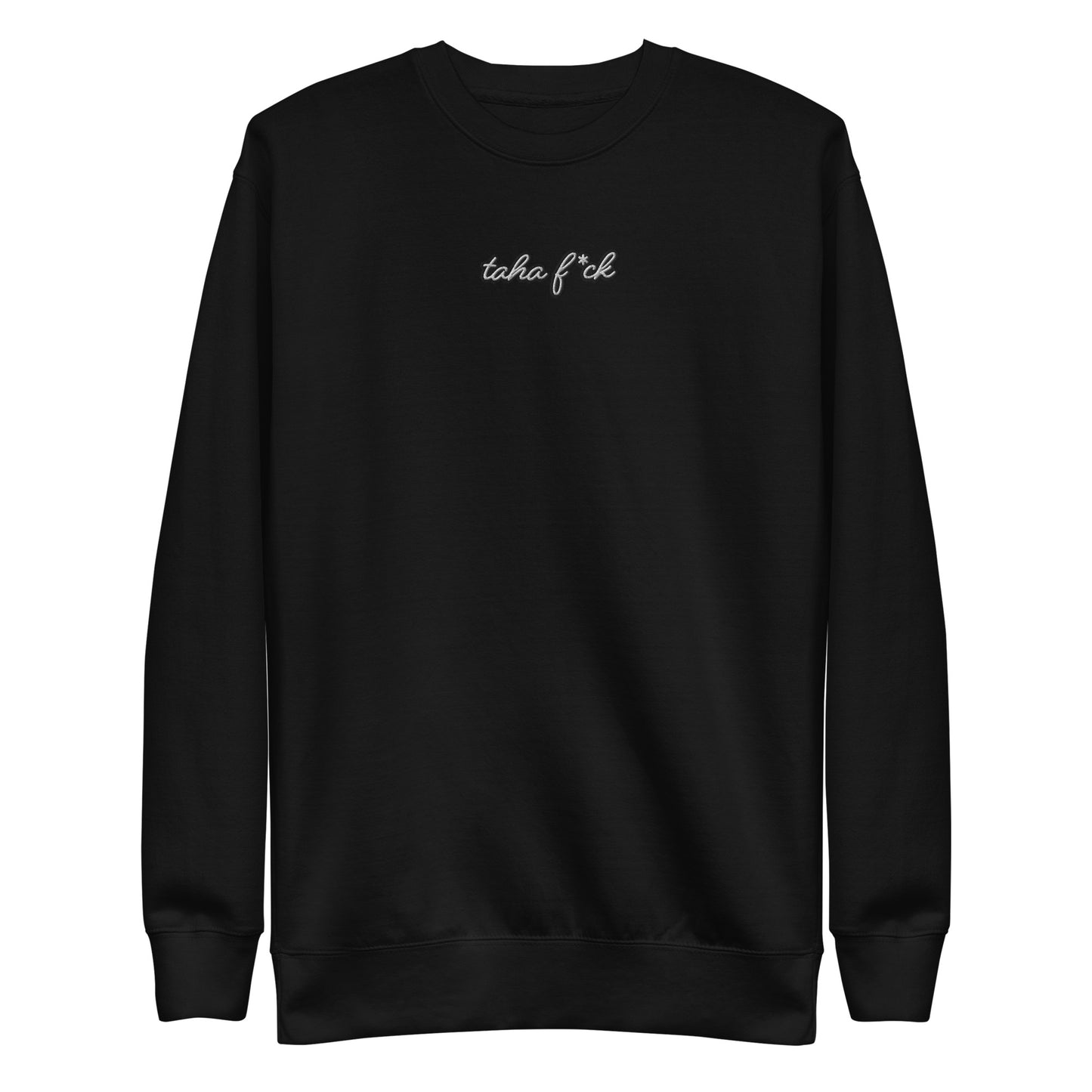 taha f*ck crew neck
