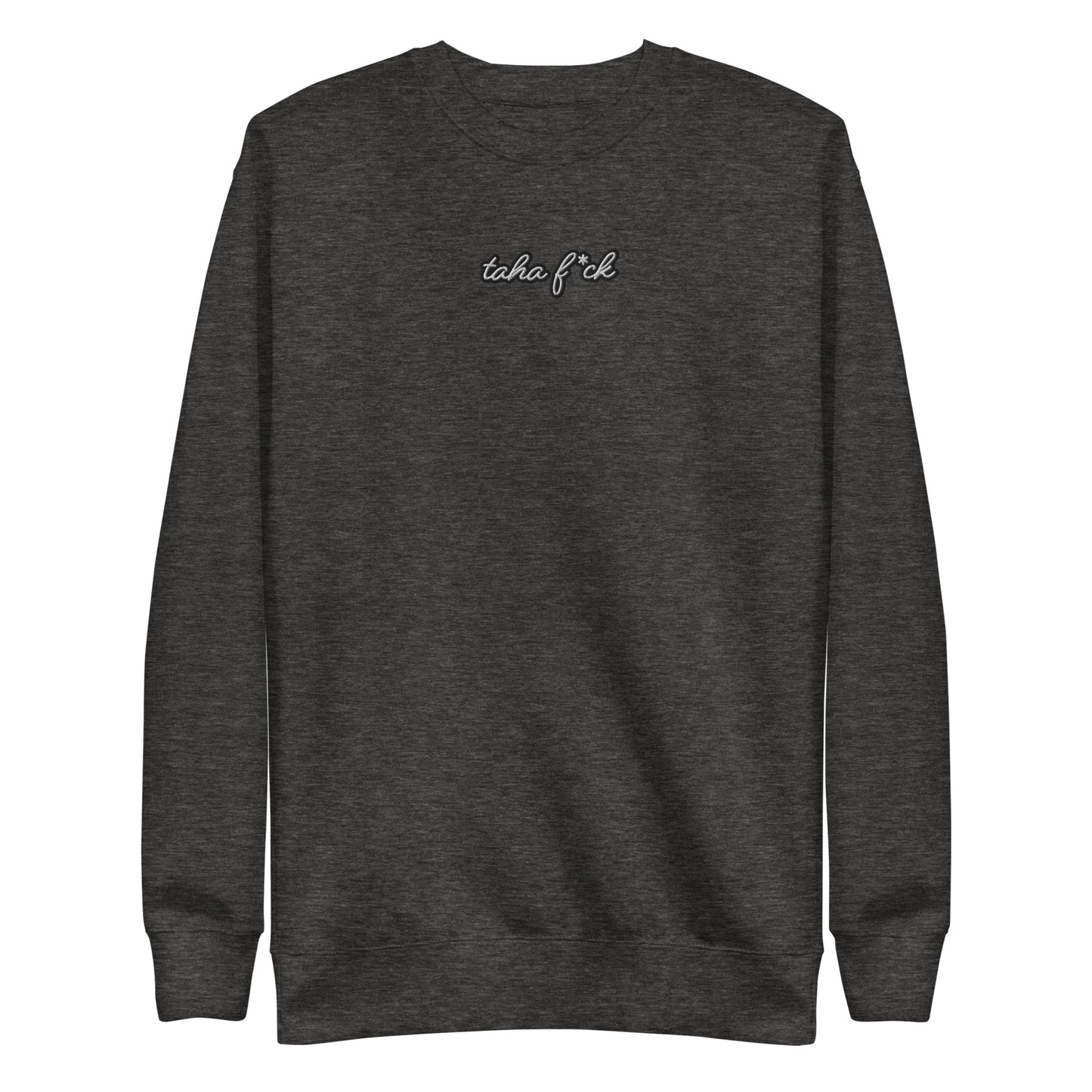 taha f*ck crew neck