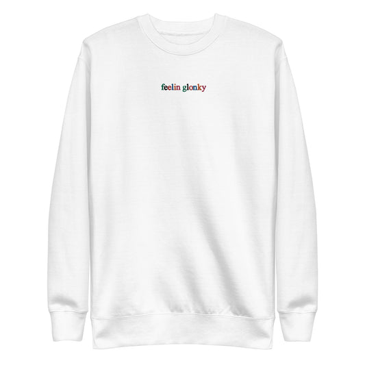 feelin glonky crew neck (multi)