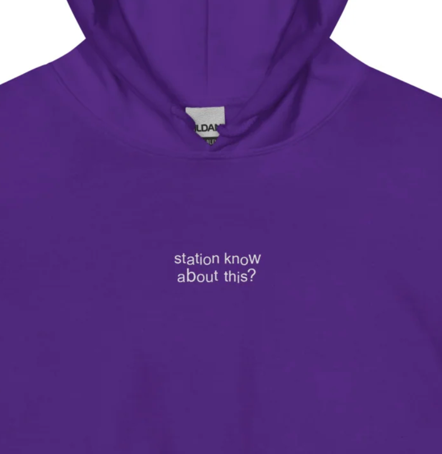 ˢᵗᵃᵗⁱᵒⁿ ᵏⁿᵒʷ ᵃᵇᵒᵘᵗ ᵗʰⁱˢ? hoodie