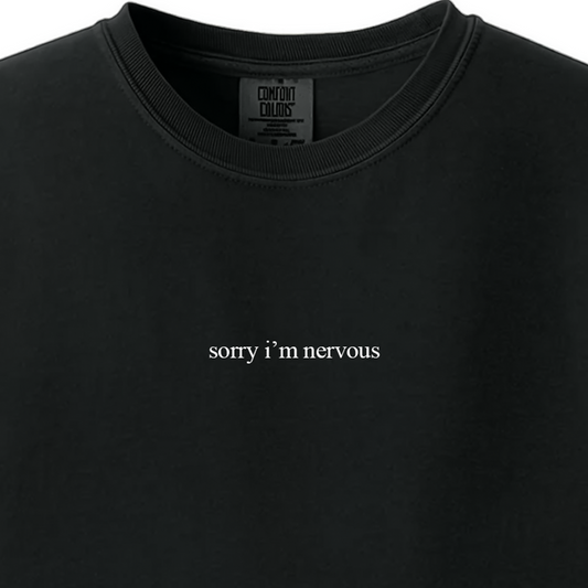 nervous t-shirt