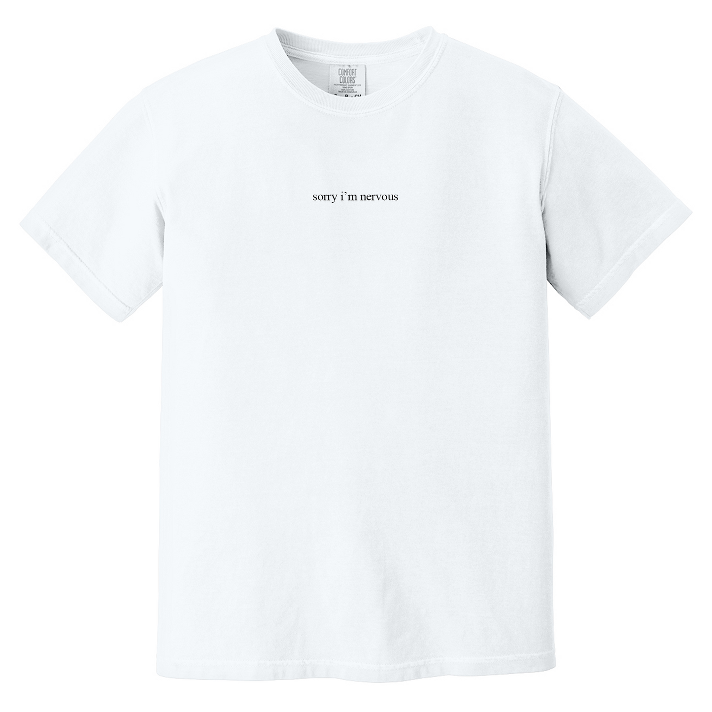 nervous t-shirt